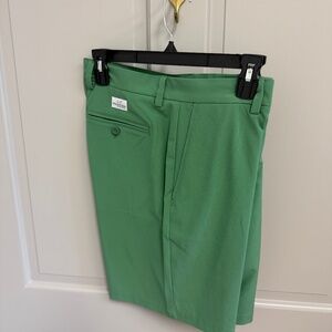 Men's Vineyard Vines Green Performance Short, Size 33